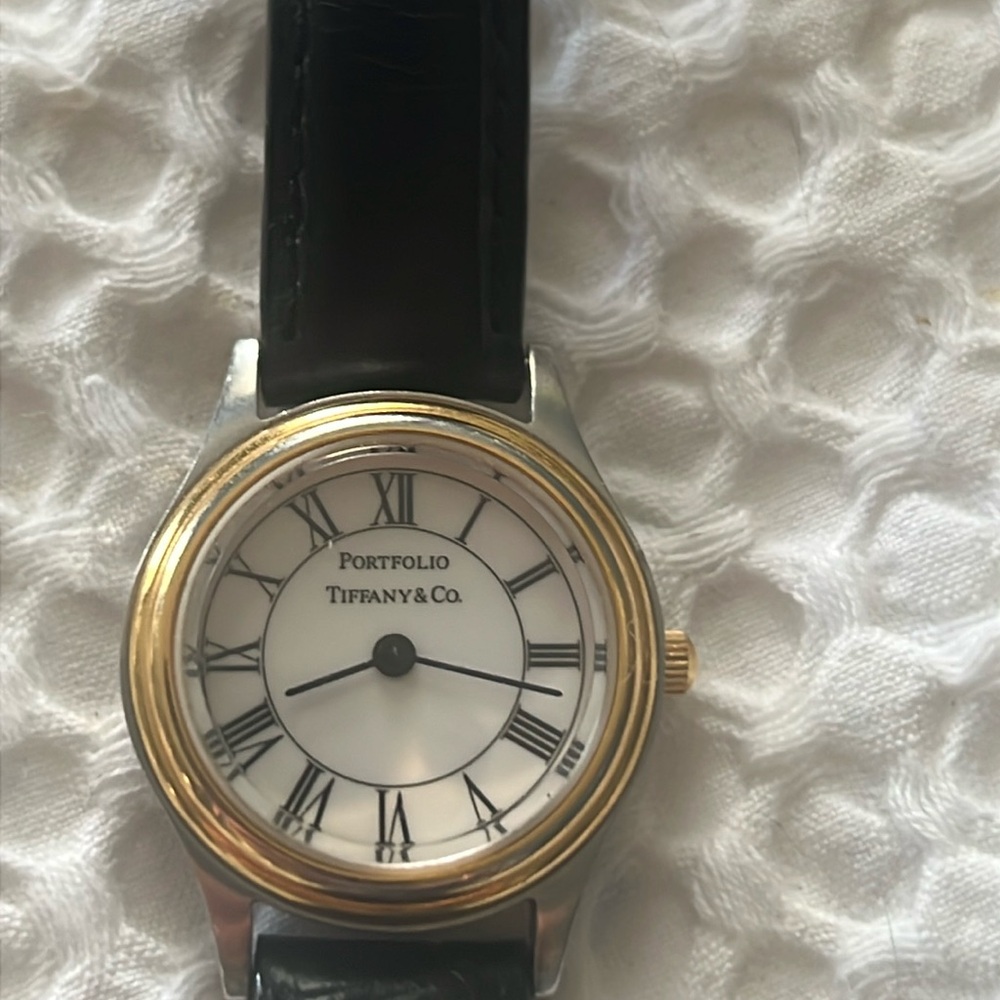 Womens Tiffany Portfolio watch